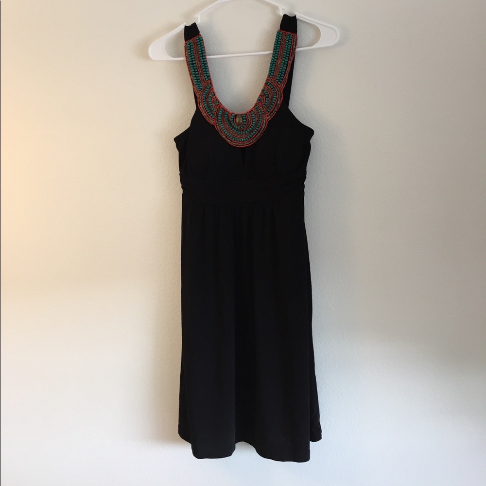 Like new black beaded dress