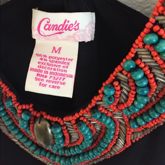 Like new black beaded dress - Picture 4 of 4