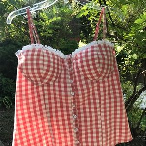 Fashion corset style top