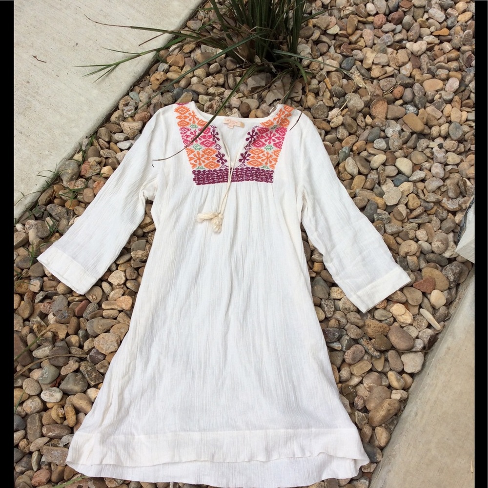 Cream Bohemian Sundress