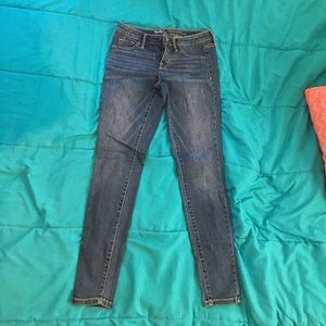 Dark stretchy jeans