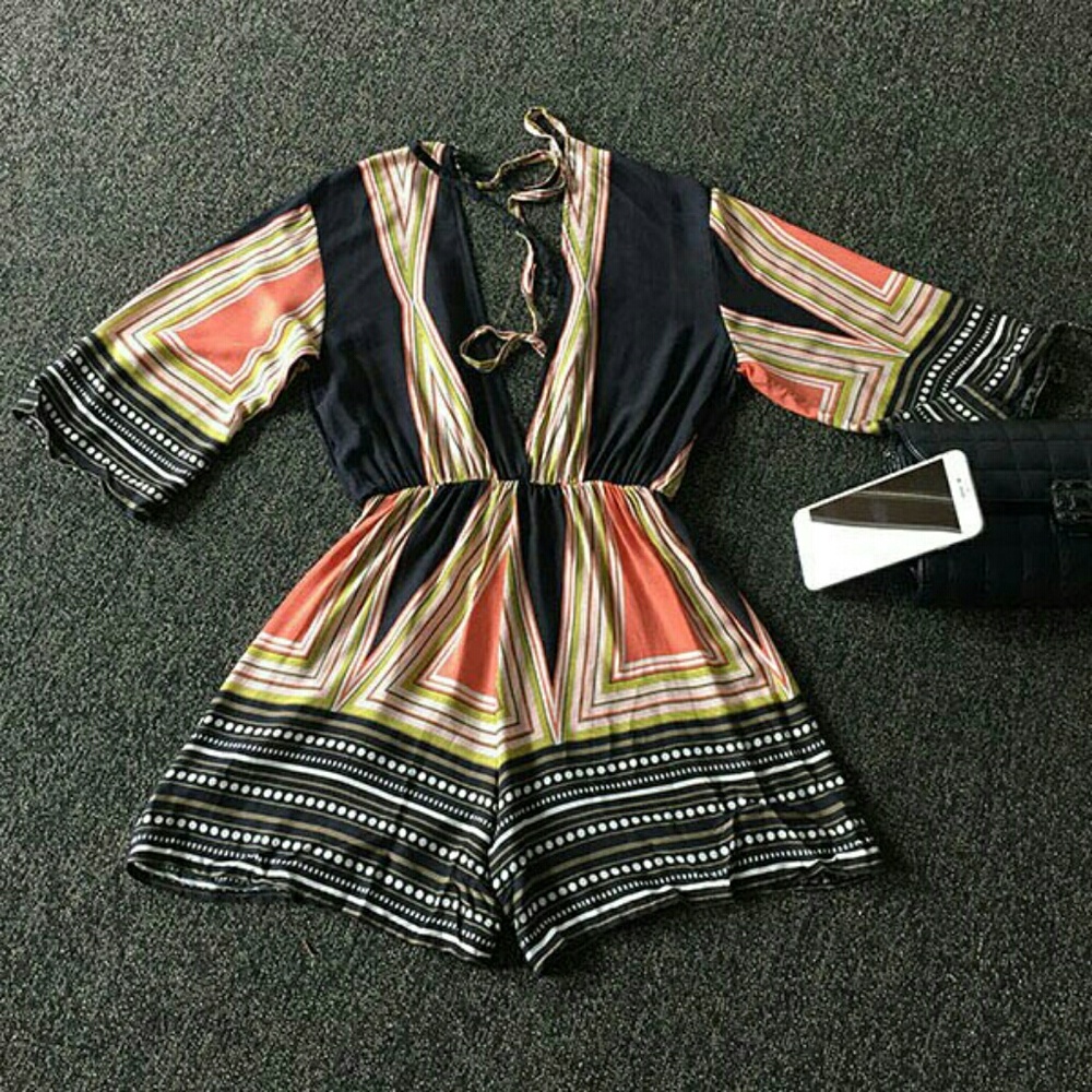 Multiple Colored Romper - Picture 5 of 8