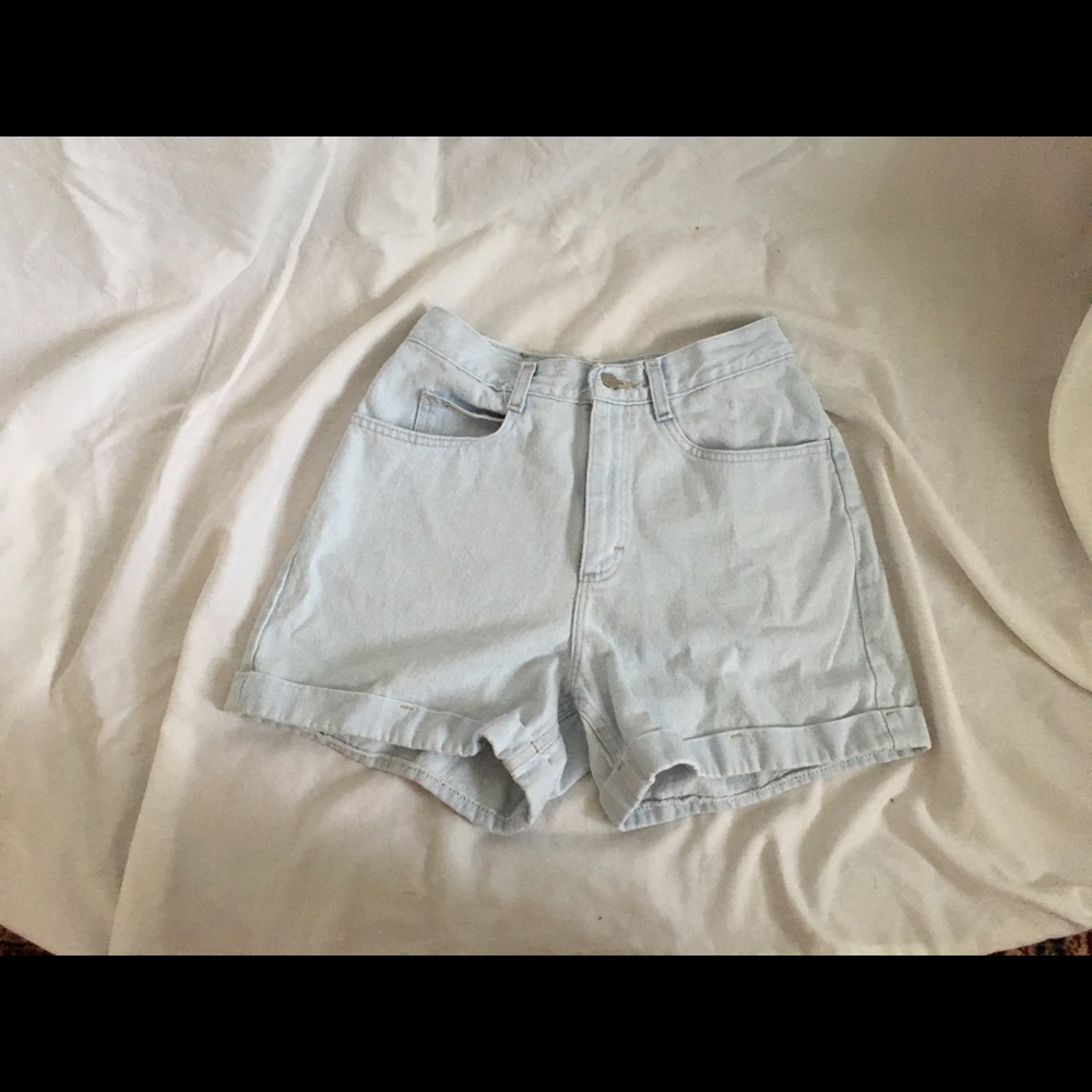 vintage riders by lee denim high waist short