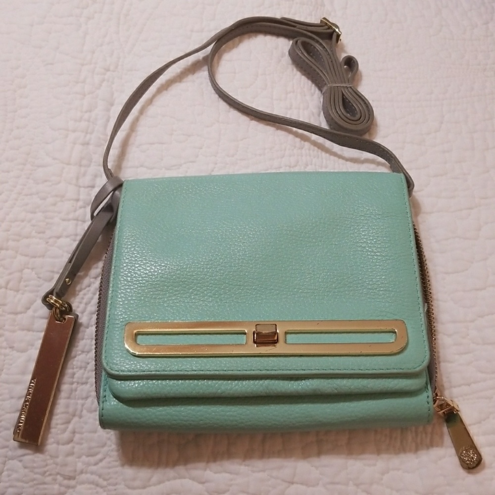 Vince Camuto Anika Aruba Blue Small Crossbody