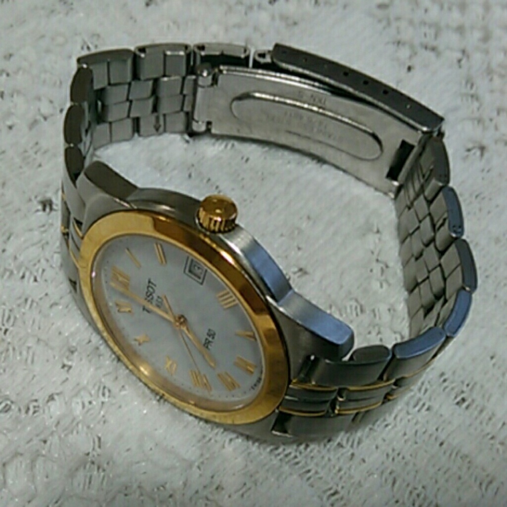 Tissot J376/476 Gold Plated Sapphire Crystal Watch - Picture 3 of 4