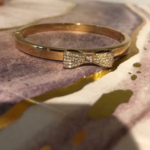 Kate Spade gold bow bracelet