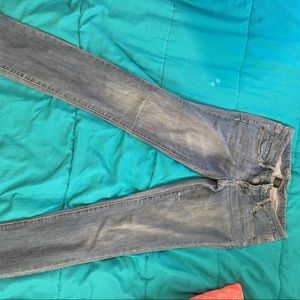 Dark blue jeans