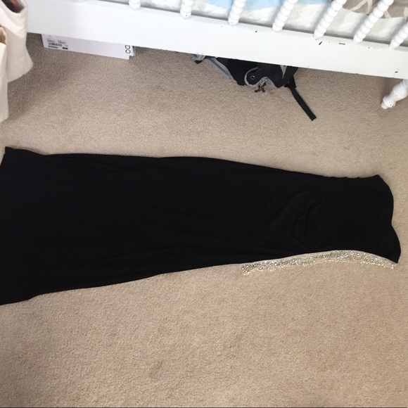 Formal full length black dress - Picture 4 of 4