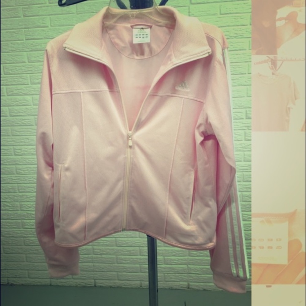 Vintage cute adidas windbreaker/ track jacket