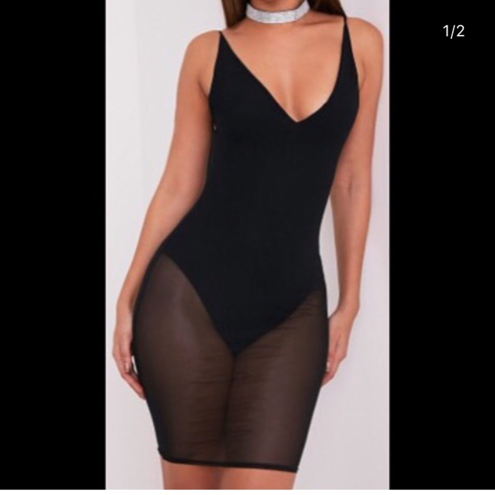 Mini bodysuit dress