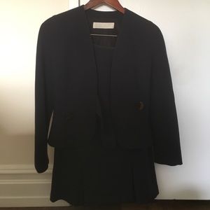 VALENTINO skirt suit (navy blue)