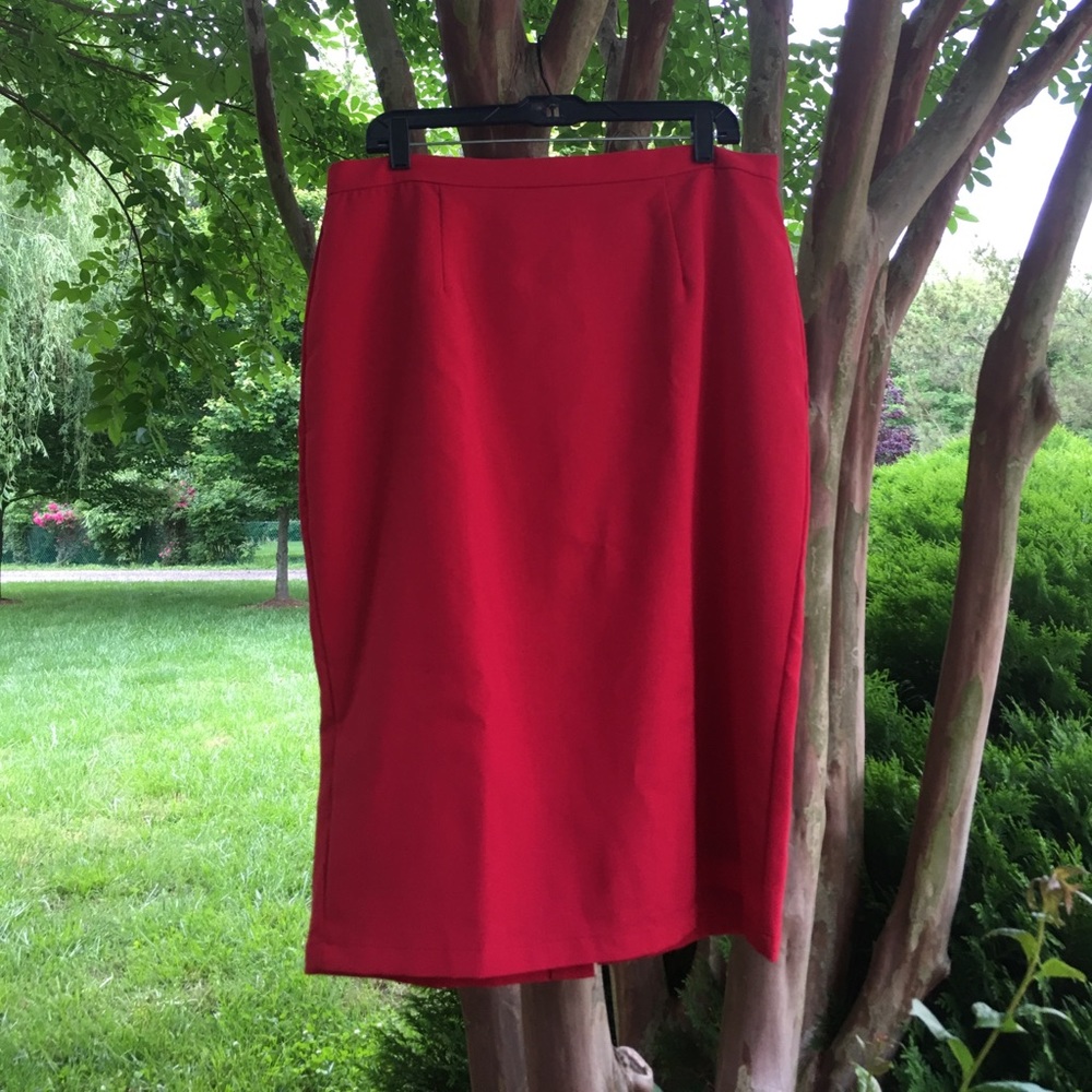 Red pencil skirt Bettie Page/Tatyana