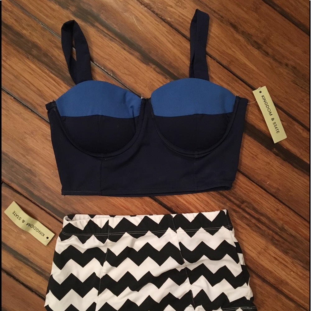 High waisted two piece swimsuit NWT never worn