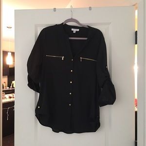 Calvin Klein black blouse