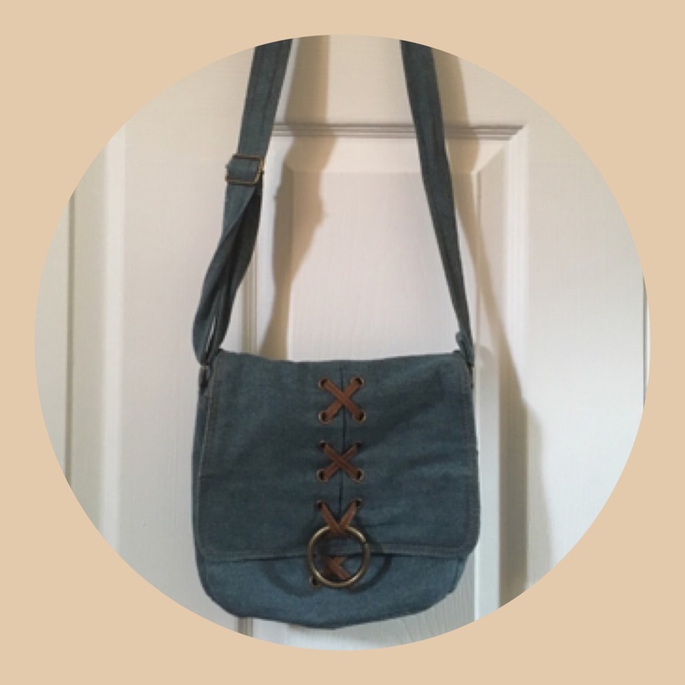 Denim Crossbody Bag