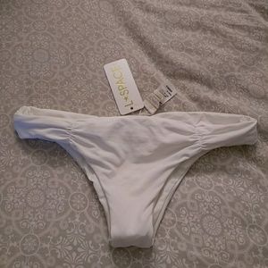 lspace white bikini bottom size small