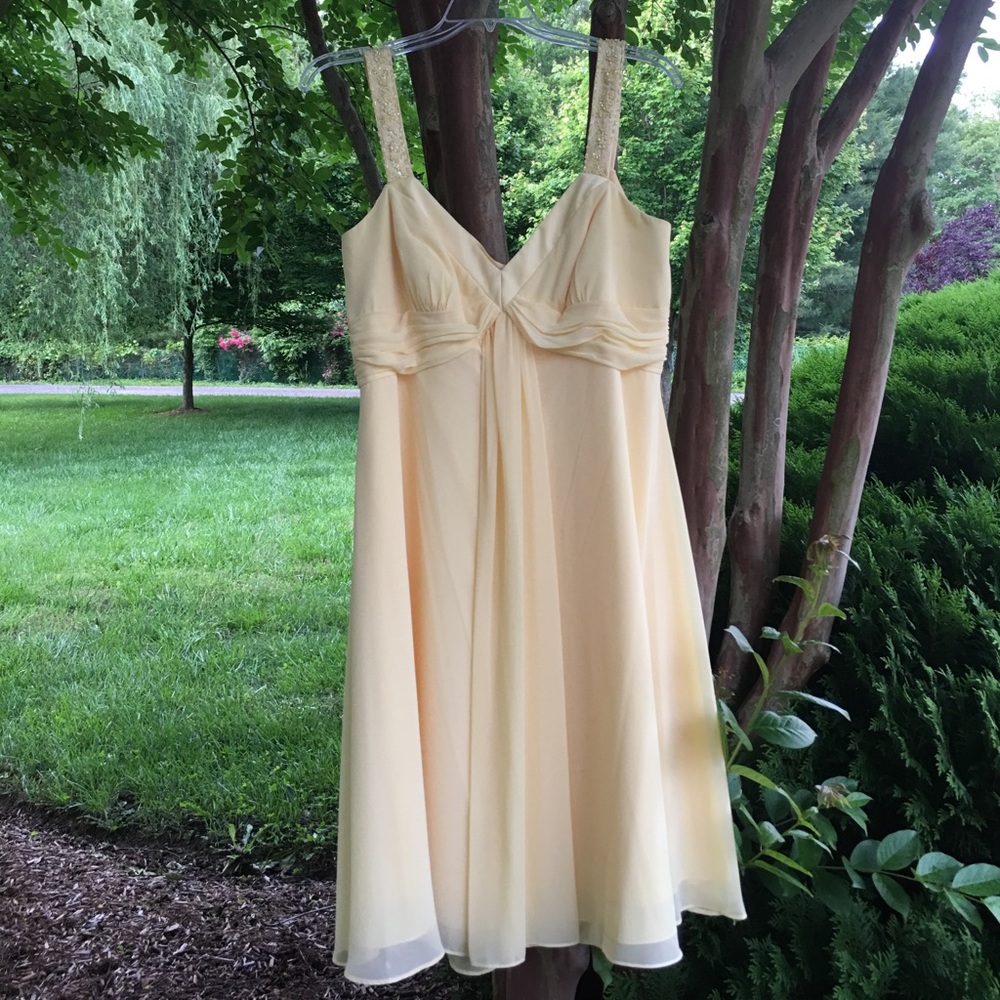 Davids bridal cocktail/bridesmaid dress