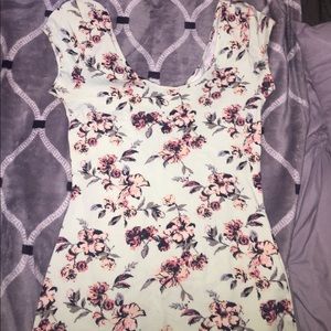 Floral bodycon dress