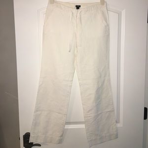 White Linen Pants