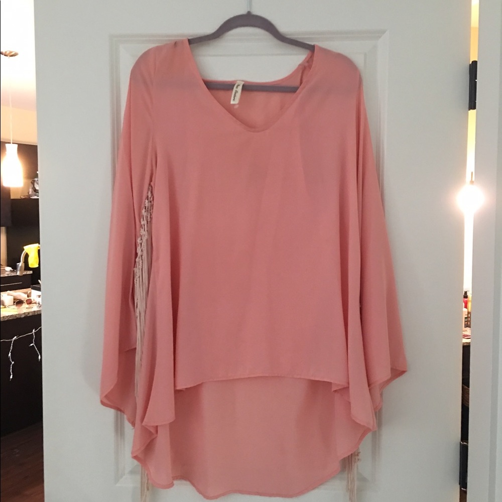 Pink blouse