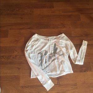 PINK cropped long sleeve