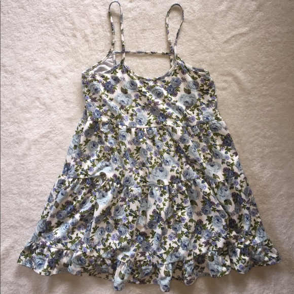 TOBI Floral Spaghetti Strap Backless Dress Size Small Summer - Picture 3 of 8