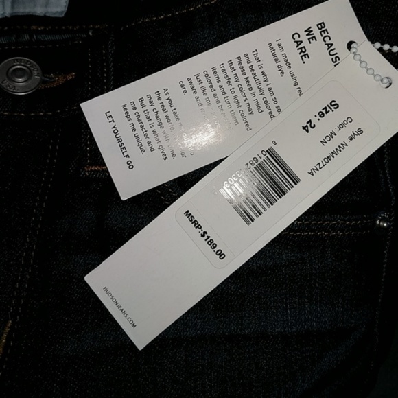 Hudson Nico Midrise Skinny Jeans MCN - Picture 4 of 5
