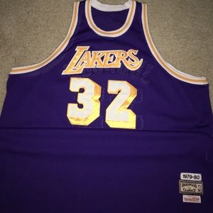Magic Johnson Mitchell & Ness NBA Jersey