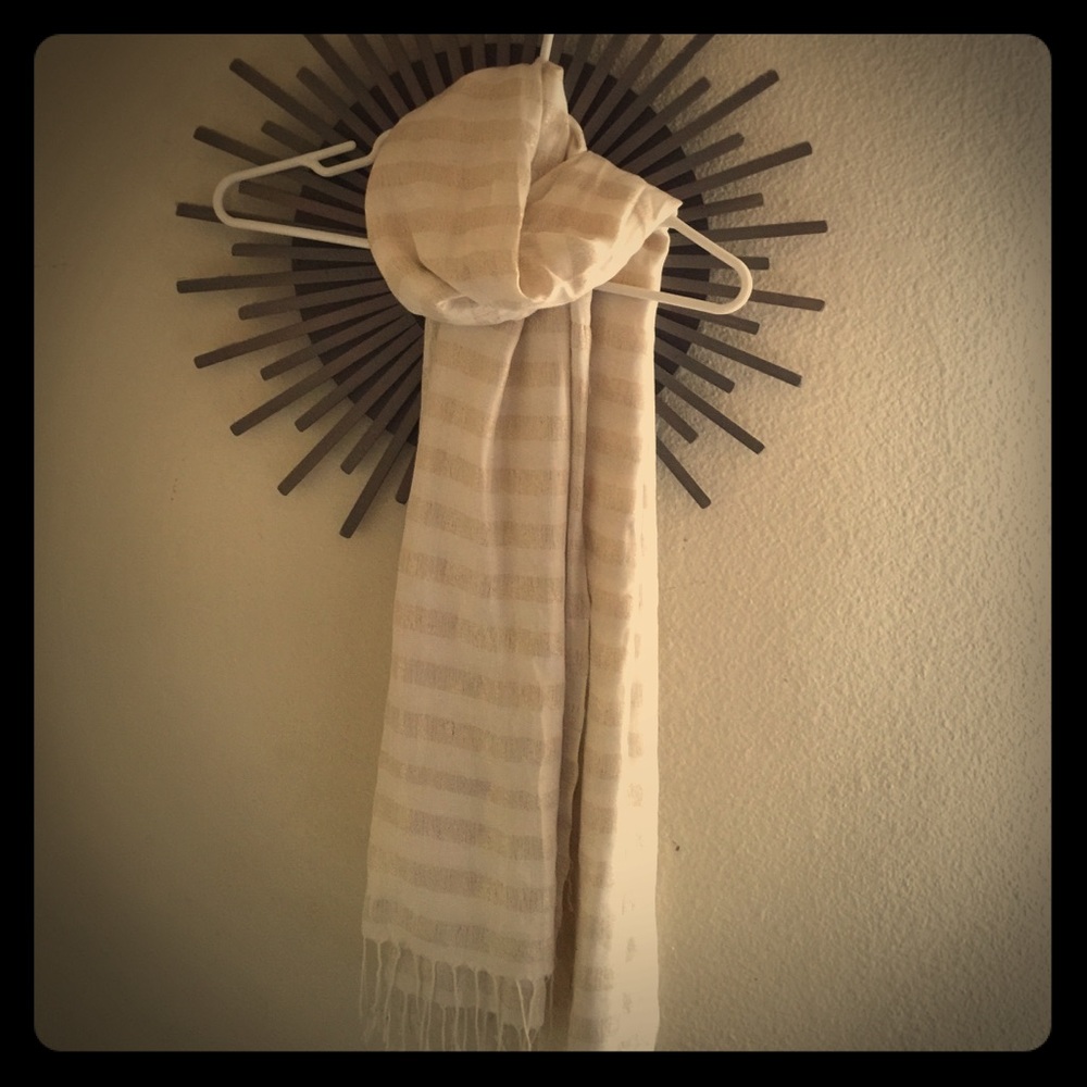 Gold and Vanilla Scarf