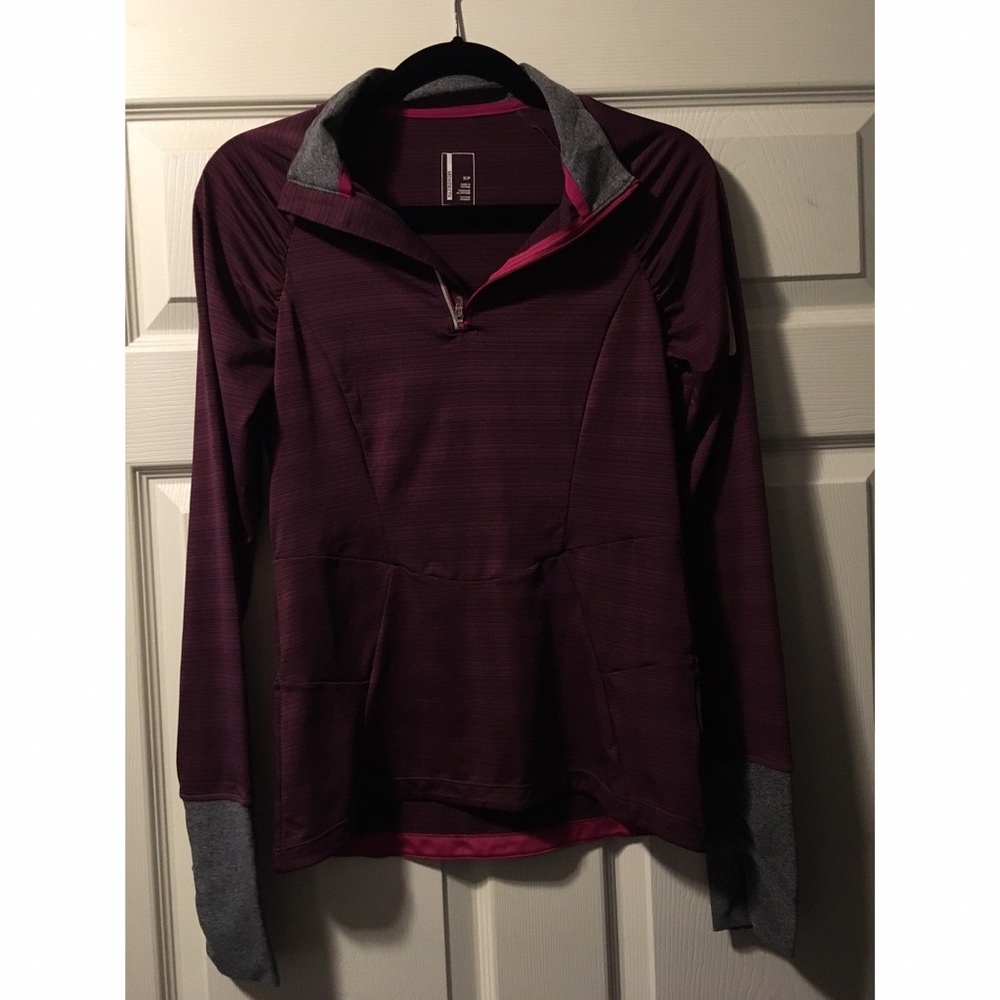 Mondetta Long Sleeve Athletic Quarter Zip S