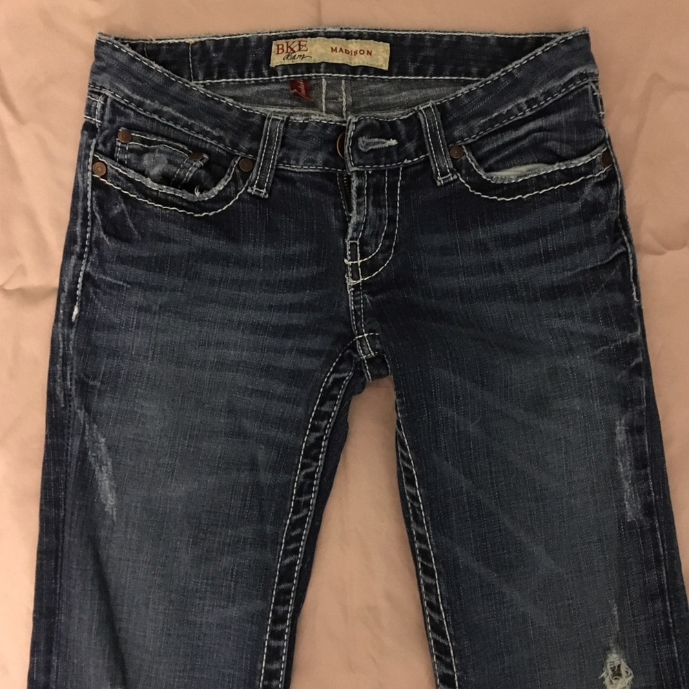 Buckle Denim Jeans