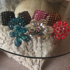 Stretch bling rings