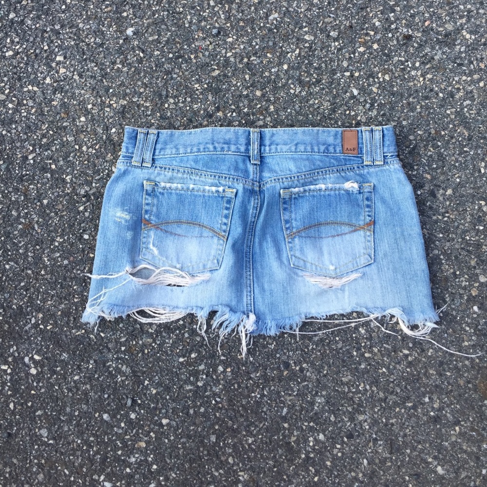 Abercrombie & Fitch denim cut off shorts