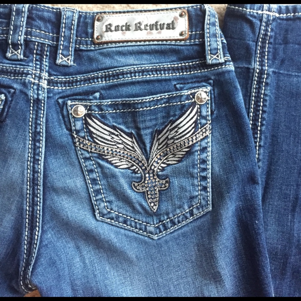 Rock Revival Bootcut Jeans size 26