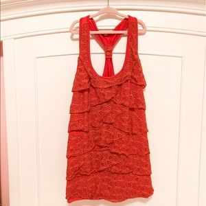 XL Charlotte Russe Ruffle Tank