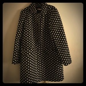 Polka Dot Pea Coat