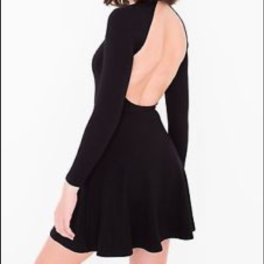 American Apparel Violette backless skater dress