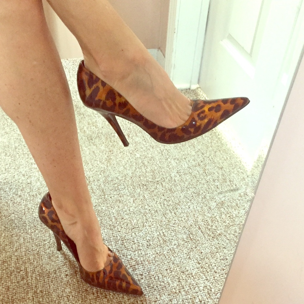 Aldo women's leopard print pumps size 38