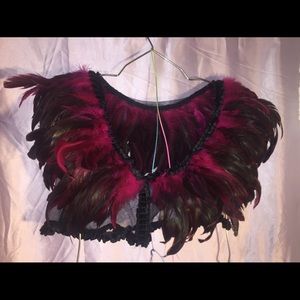 FEATHER FIERCENESS TOP