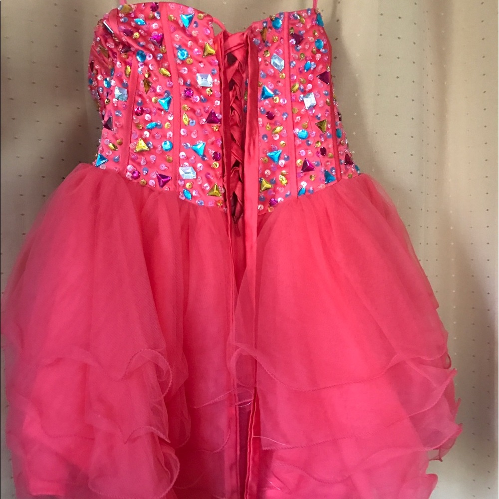 Corral strapless homecoming dress! - Picture 3 of 3