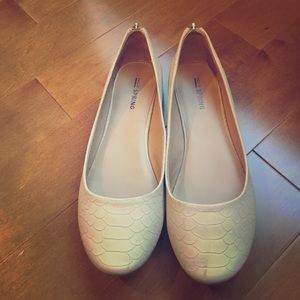 Call It Spring Nude Flats!