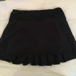 Lululemon Black Pace Setter Skirt!