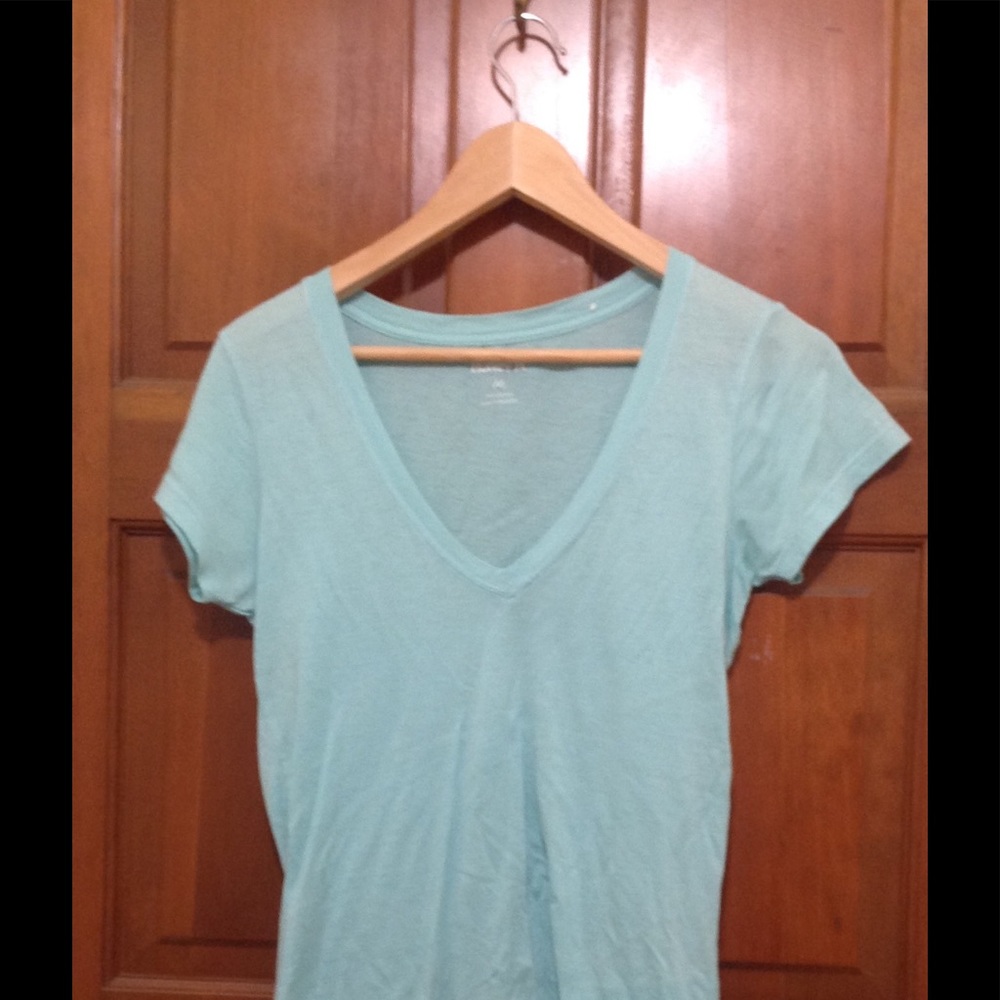Hurley V-neck tee light Aqua size M