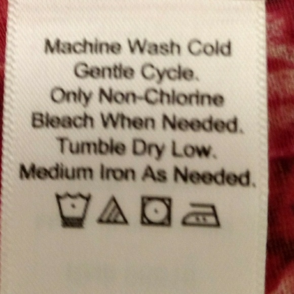 Coldwater Creek Raspberry Abstract Shell NWOT - Picture 5 of 5