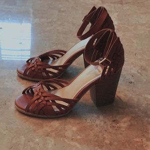 Francesca's Strap Block Heels