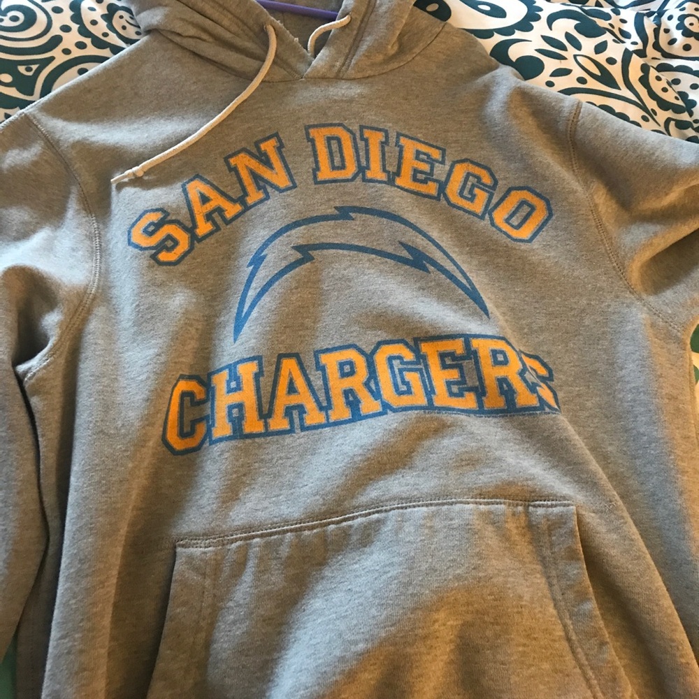 San Diego Chargers hoodie.