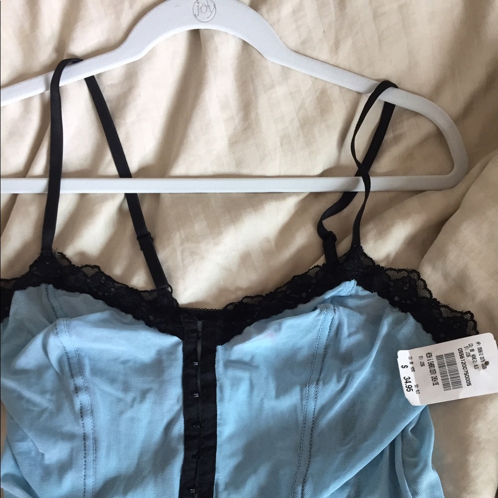 Baby doll Chemise lace lingerie Fredricks Plus XL