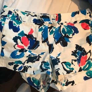 Gently Used J Crew Floral Chino Shorts