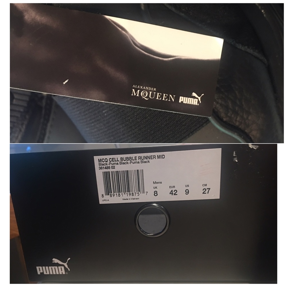 ALEXANDER MCQUEEN X PUMA MCQ RUNNER MID SNEAKER - Picture 8 of 8