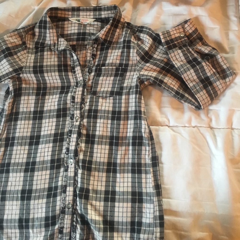 Girls button up